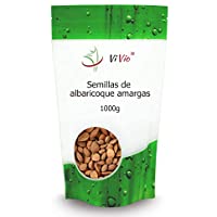 Los mejores  - Semillas de albaricoque amargas 1000g | Vitamina B17 | 100% Naturales | Formato ahorro | Bolsa autocierre